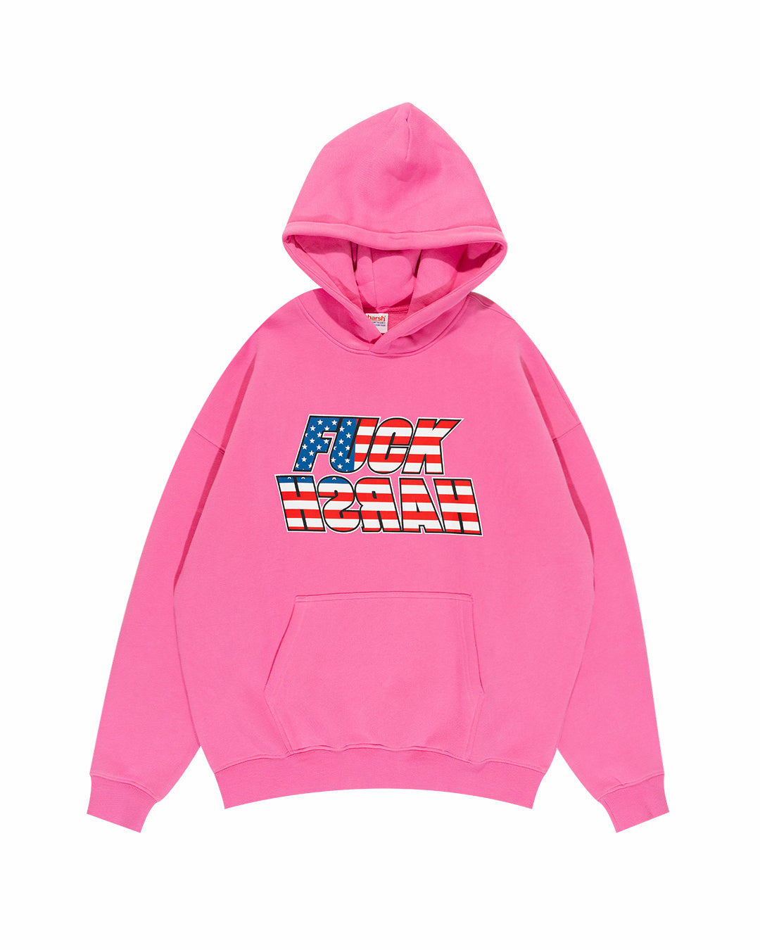 ⁠⁠FUCK HARSH HOODIE PINK
