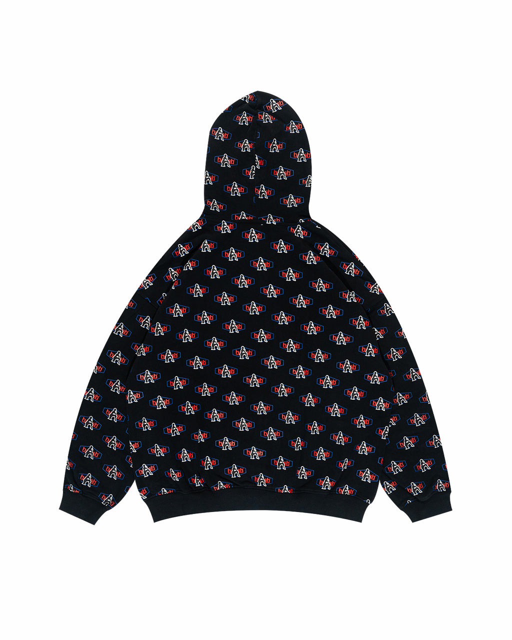 HARSH MONOGRAM ZIPPER HOODIE