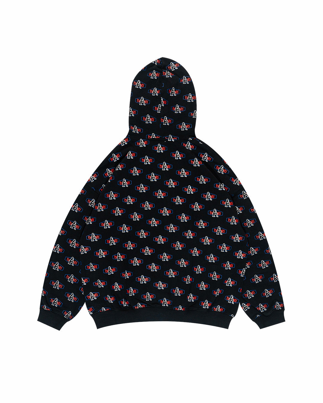 HARSH MONOGRAM ZIPPER HOODIE