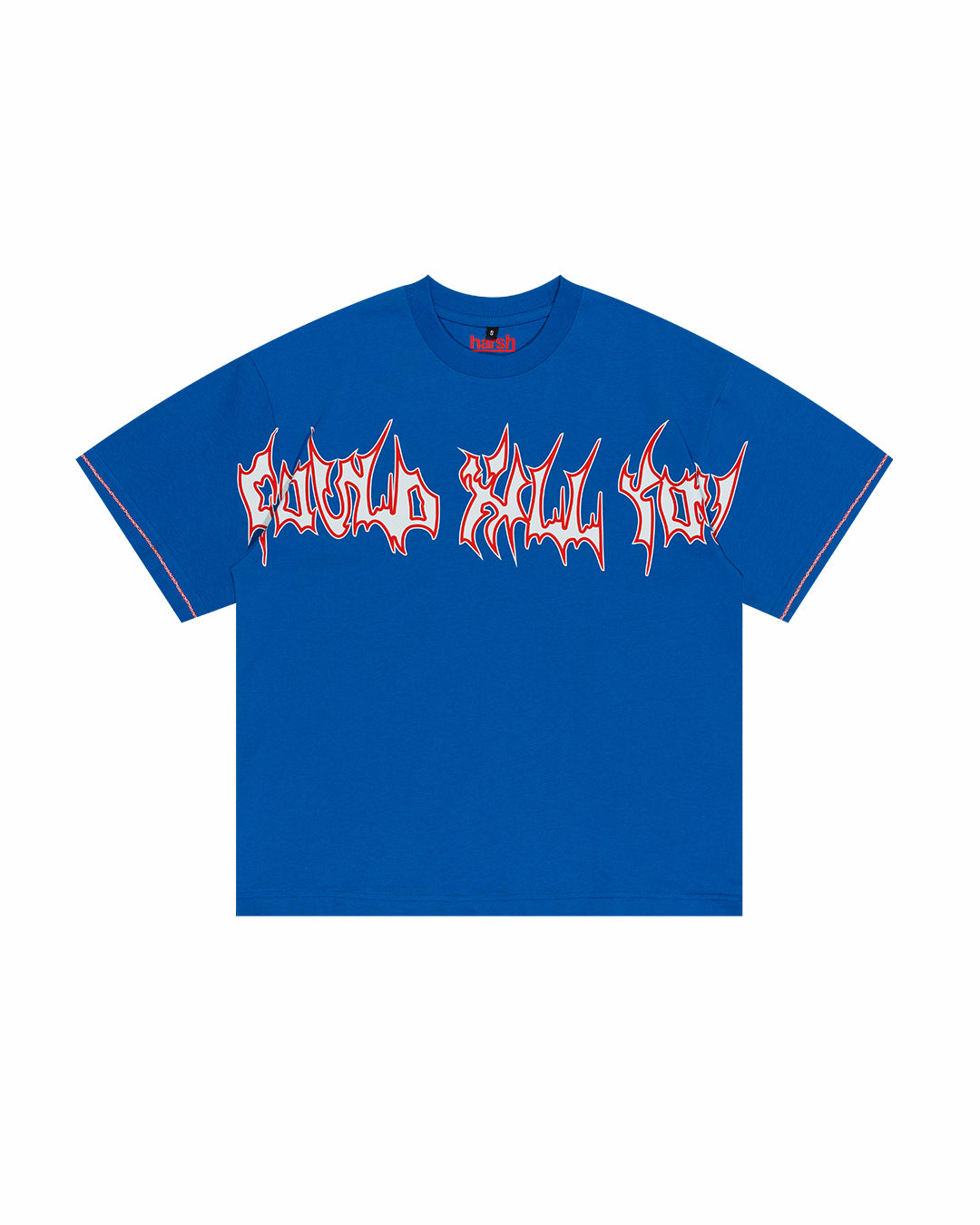 HARSH X SOCIALBRAIN TEE BLUE