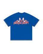 HARSH X SOCIALBRAIN TEE BLUE