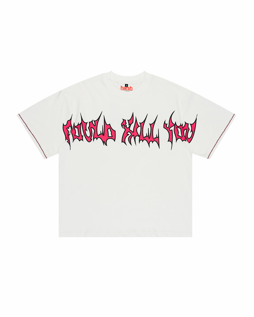 HARSH X SOCIALBRAIN TEE WHITE