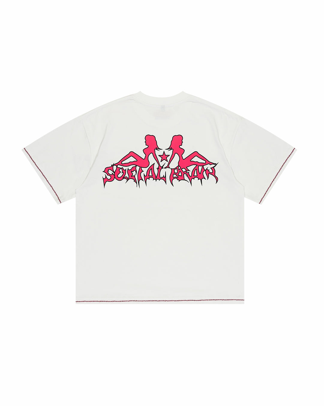 HARSH X SOCIALBRAIN TEE WHITE