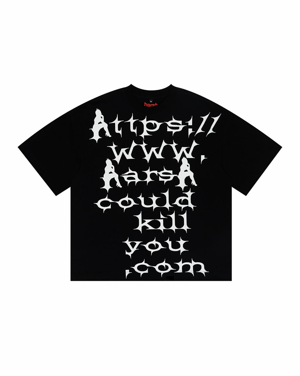 HARSH BARBECUE REGULAR BLACK TEE