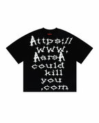 HARSH BARBECUE REGULAR BLACK TEE