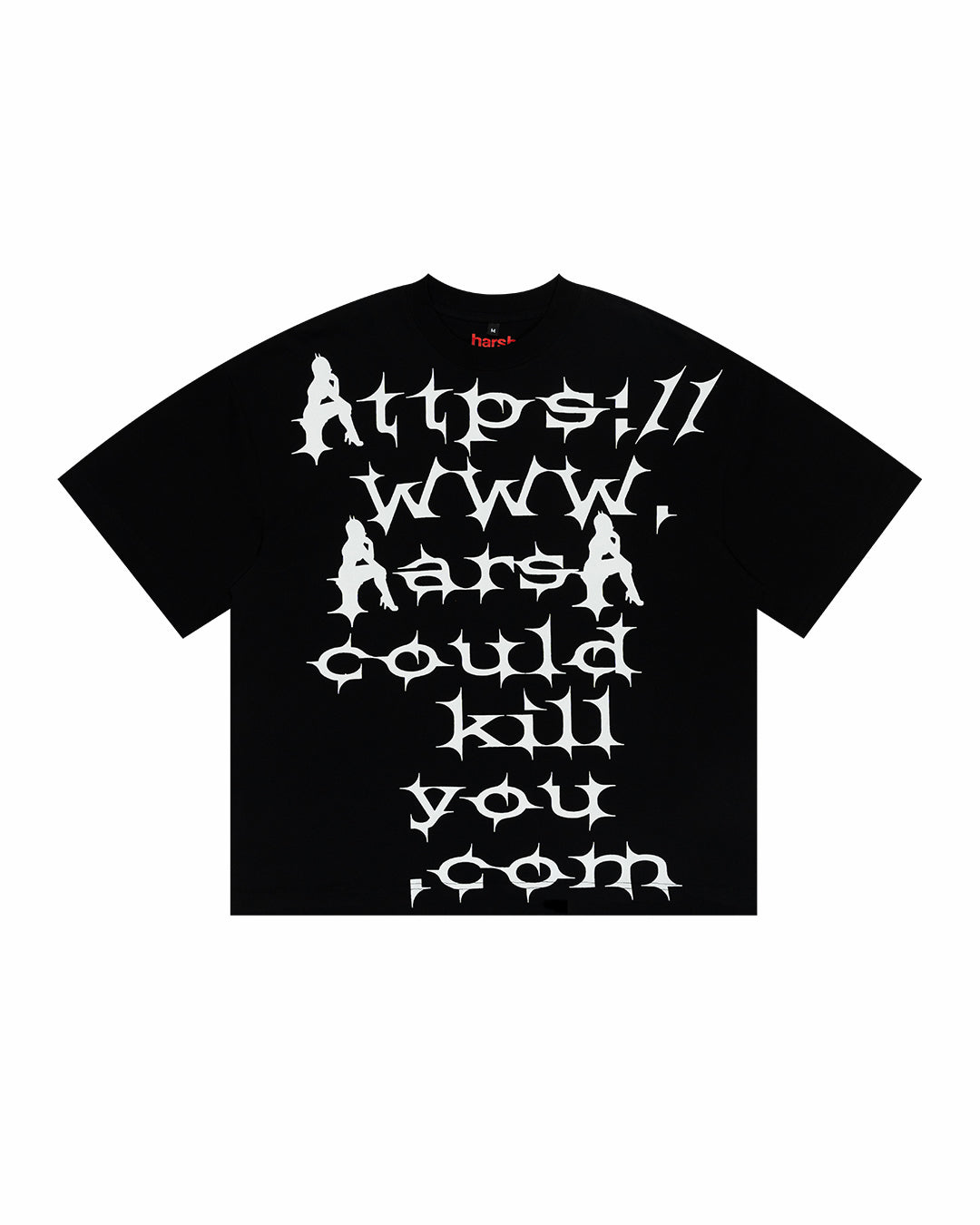 HARSH BARBECUE REGULAR BLACK TEE