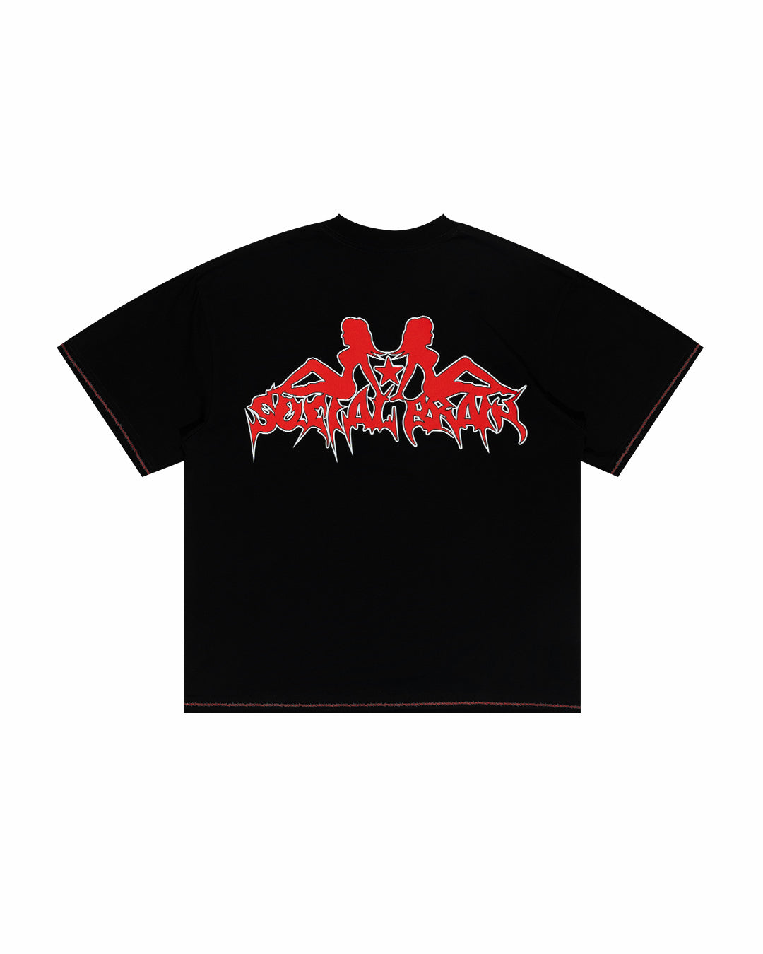 HARSH X SOCIALBRAIN TEE BLACK