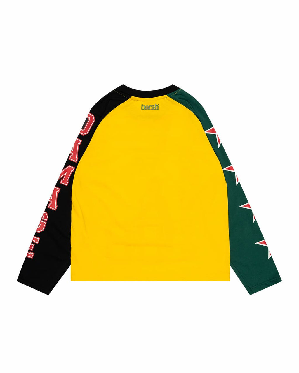 POP OUT RAGLAN LONG SLEEVE YELLOW