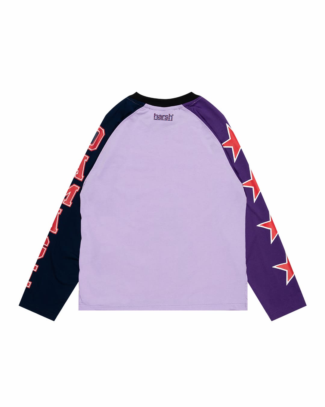 POP OUT RAGLAN LONG SLEEVE PURPLE