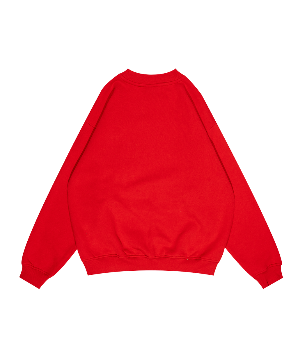 SKULLZ CHARMS SWEATER RED