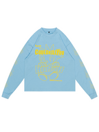 EXTRA GRAVY LONG SLEEVES TEE BLUE